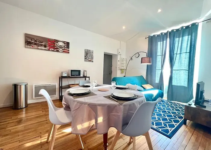 Апартаменты Le Calypso, Superbe T3+parking Proche Du Centre