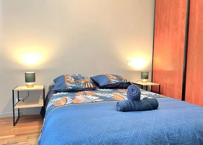 Апартаменты Le Calypso, Superbe T3+parking Proche Du Centre